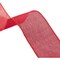 2 Pack Red Burlap Ribbon for Christmas Tree Craft Gift Wraps Decor, 2.5"X10 Yds